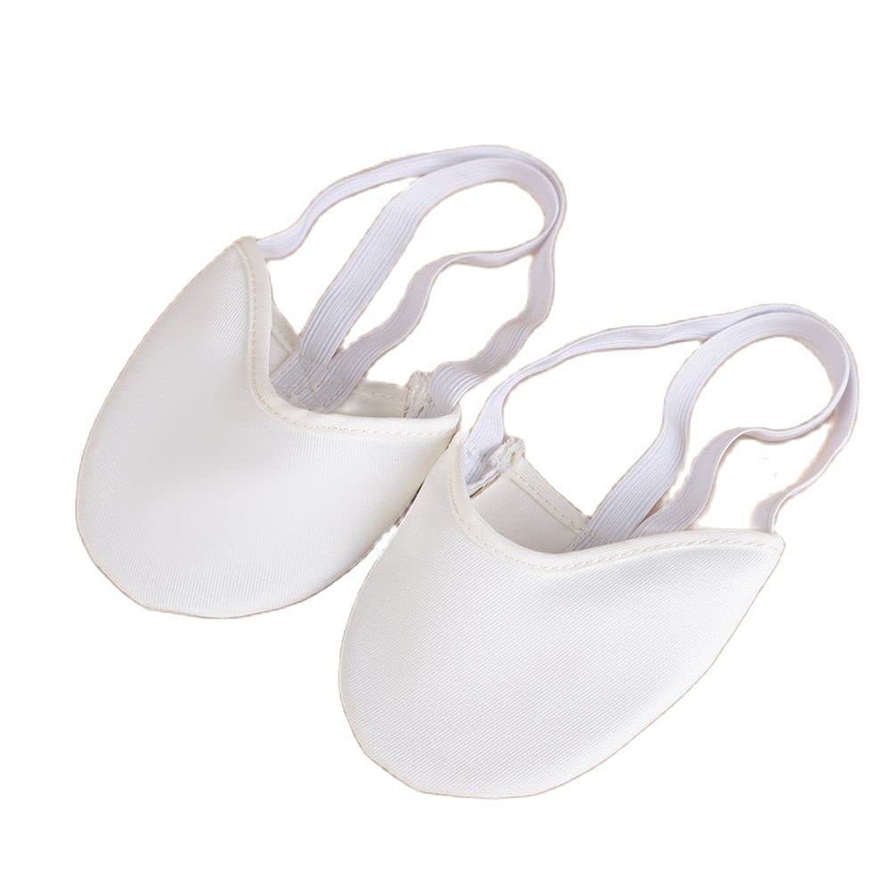 LIUHUO Foot Cover Toe Cover Belly Dance Latin Dance Modern Dance Ballet Practice Dance Shoes White
