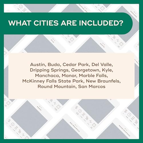 Image of Reach International Outfitters Austin Adventure Bucket List - 50 Scratch-Off Cards for Outdoor Activities, Tourist Attractions, and Landmarks Guide for Exploring Austin