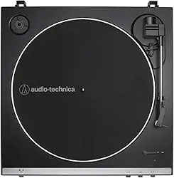Toca-Discos Vinil Audio-Technica Automático AT-LP60X-GM, Grafite, Bivolt 120/240V