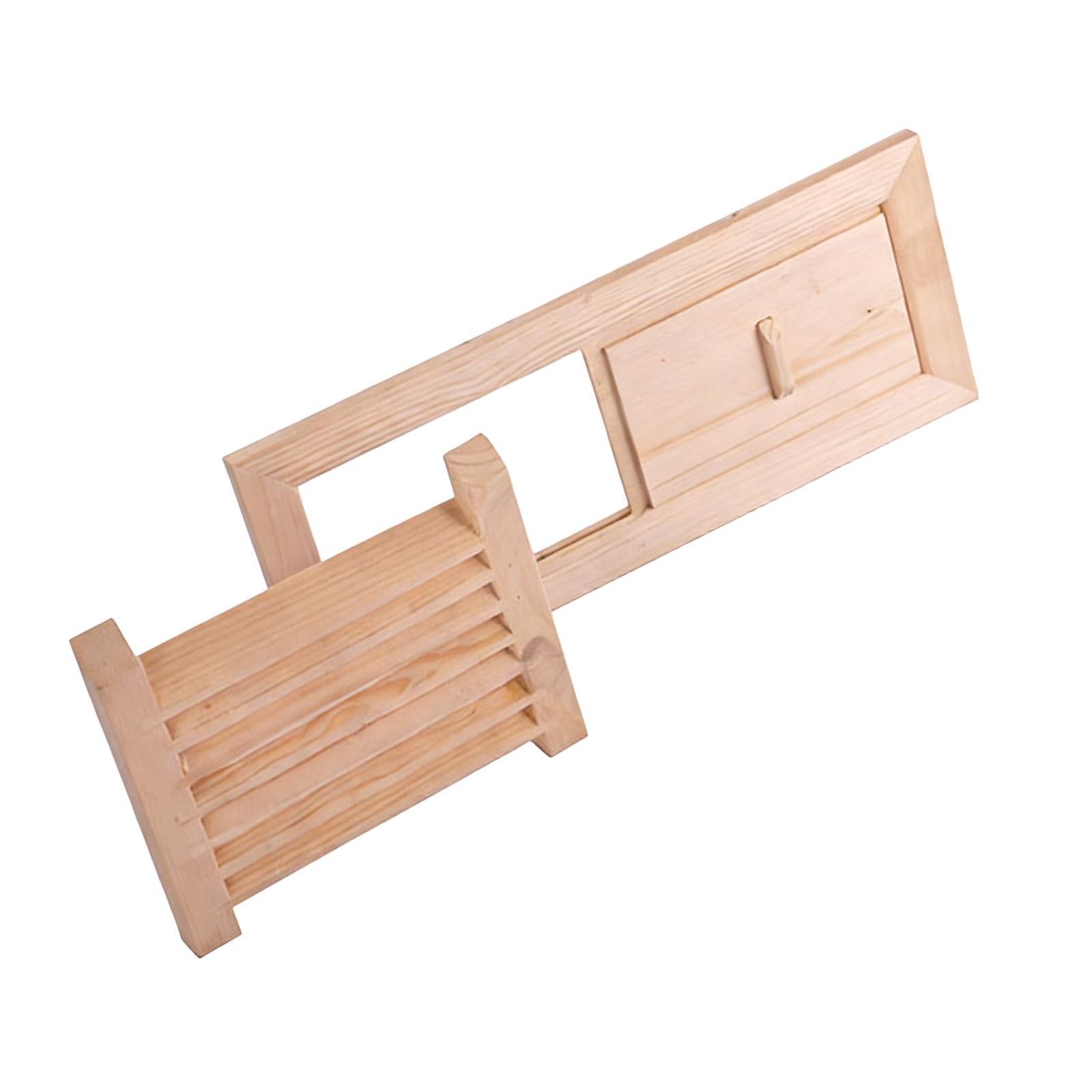 Msioytog Multicolor Wooden Shutter Grills For Easy Installation Temperature Resistance Sauna Ventilation Grills Panel For Smooth Heating Control