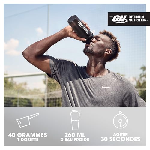 Optimum Nutrition Platinum Hydro Whey, Isolat de whey protéine hydrolysée en poudre avec acides aminés essentiels, glutamine et BCAA, goût Chocolat au lait, 40 portions, 1,6 kg – Image 5