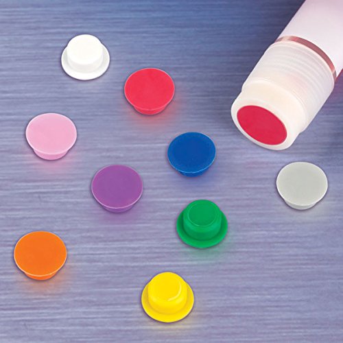 Globe Scientific 30079N Cap Insert for New CryoClear Vials, 0.5 mm Height, 4 mm Wide, 6.5 mm Length, Polypropylene (PP), Orange (Pack of 1000)