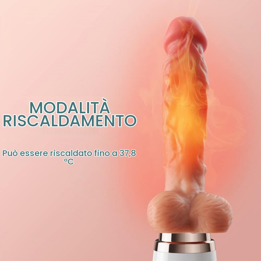 Giocattoli intimi Massaggiatori rilassanti per donne sessuali realistiche e automatiche Esperienza sensuale a mani libere Con un potente sintetizzatore a 7 velocità per il controllo delle vibrazioni