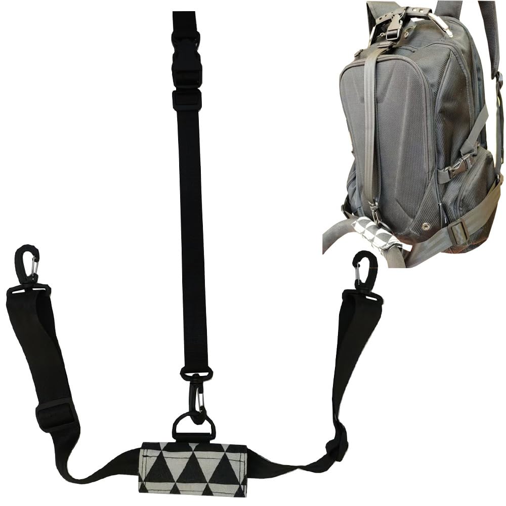 HDHYK Adjustable Suitcase Belt Travel Attachment Travel Accessories Add a Bag Luggage Strap,Luggage Leash for Travel Convenience,for Connecting Your Luggage Together(Black)