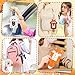 NEWEST Cute Plush Kpop Photocard Holder with Keychain, Soft Fuzzy Fox ID Badge Holder Card Cover, Cartoon Animal Photo Sleeve Protective Case for Kpop Idol Photo Card Bag Pendant Decor, Fox