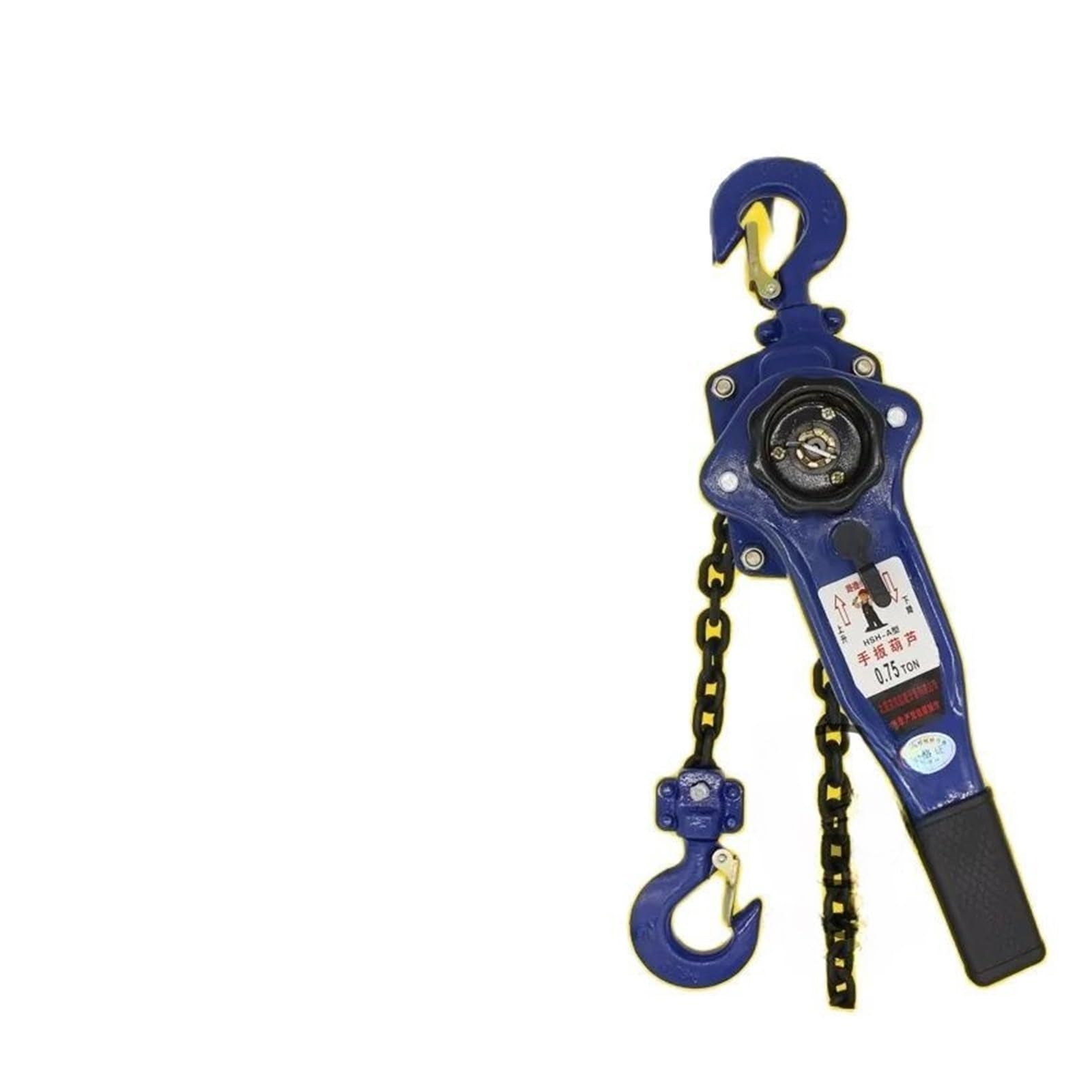 Hebewinde, Hebelzug, Spanner Handzug Kleiner Hebelzug Hebekettenspanner Hebehebelkette Manuell 0,75/1T 1,5M(0.75T 1.5M)