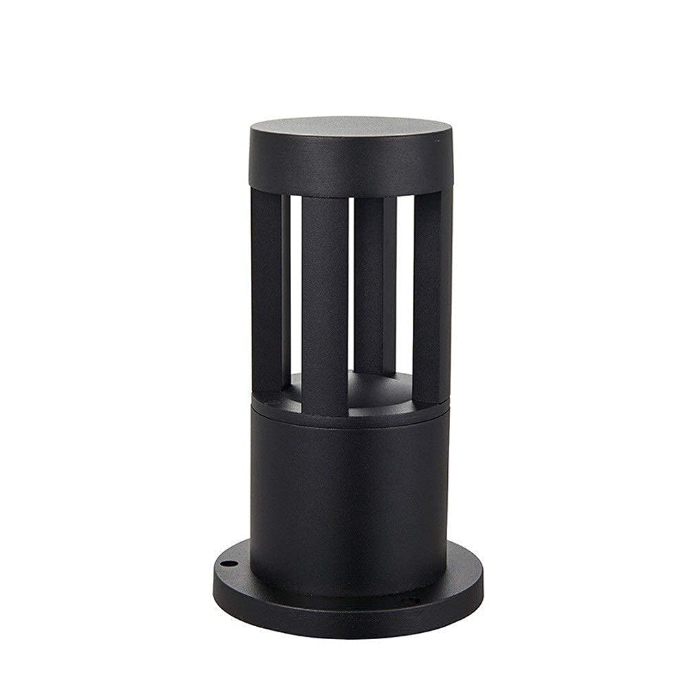 Lampada da Prato da 30 cm in Alluminio Vintage IP65 Impermeabile da 10 W LED per Esterni Lampada a Colonna per Esterni Patio Parco comunità Villa Decor dissuasore Posta Lanterna apparecchio