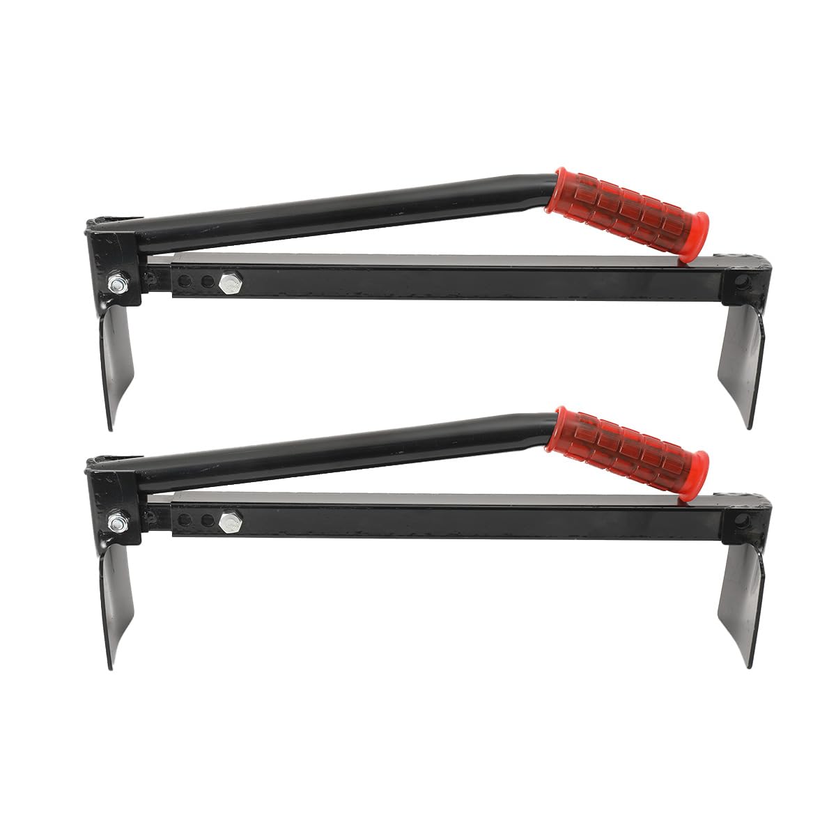 2 Stück Steinzange Ziegelzange Ziegelheber Klinkerträger Steingreifer 400-670mm Maurer Hausbau