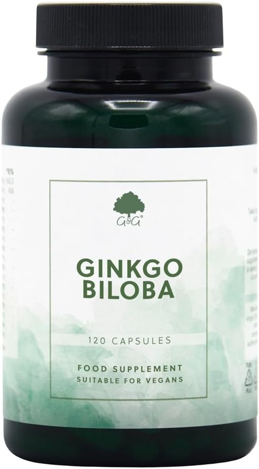 Vegan Ginkgo Biloba, Food Suppliment Vegetable Capsules Suitable For Vegans | Vegan and Kosher Approved Supplement | High Strength of 400mg -120 Capsules