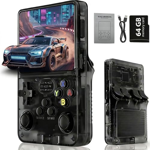 Retro Konsole Handheld Spielkonsole mit 20000+ Spielen, 3,5 Zoll IPS Bildschirm, Tragbare…