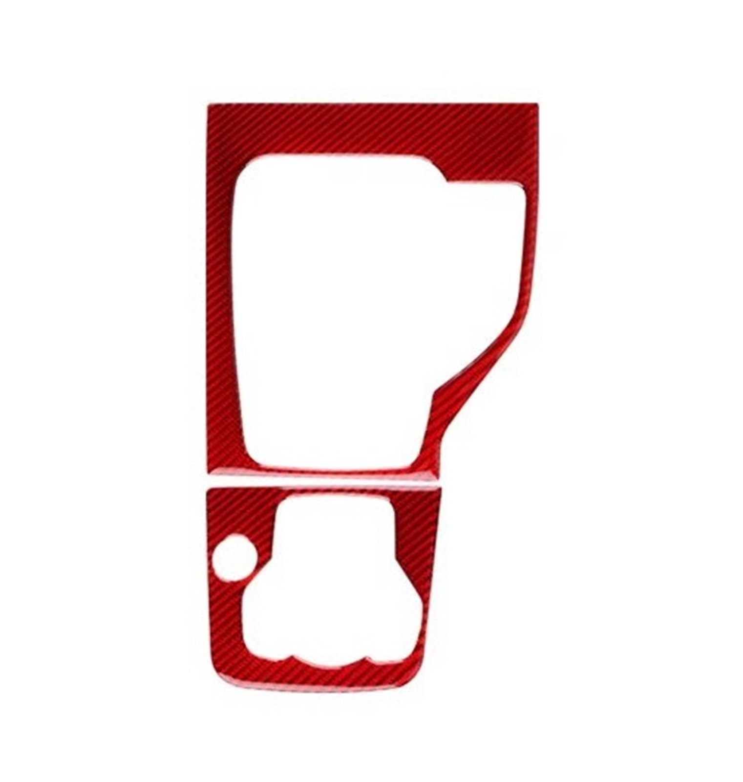 Trim Sticker Accessories Car Sticker LHD RHD Automatic Gear Shift Panel Interior Trim for Mazda 3 for Axela 2014 2015 2016 Car Interior Decoration(for RHD Red Carbon)