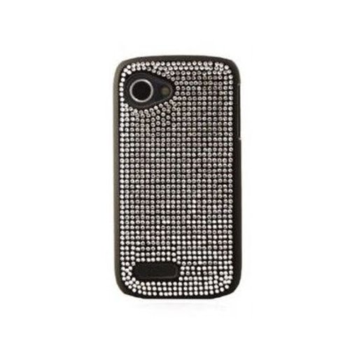 Mocca Design Strass Uni Coque pour Wiko Cink Slim Argent