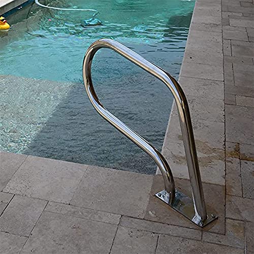Barandal para piscina de acero inoxidable 304 con cubierta azul 4ft miniatura 3