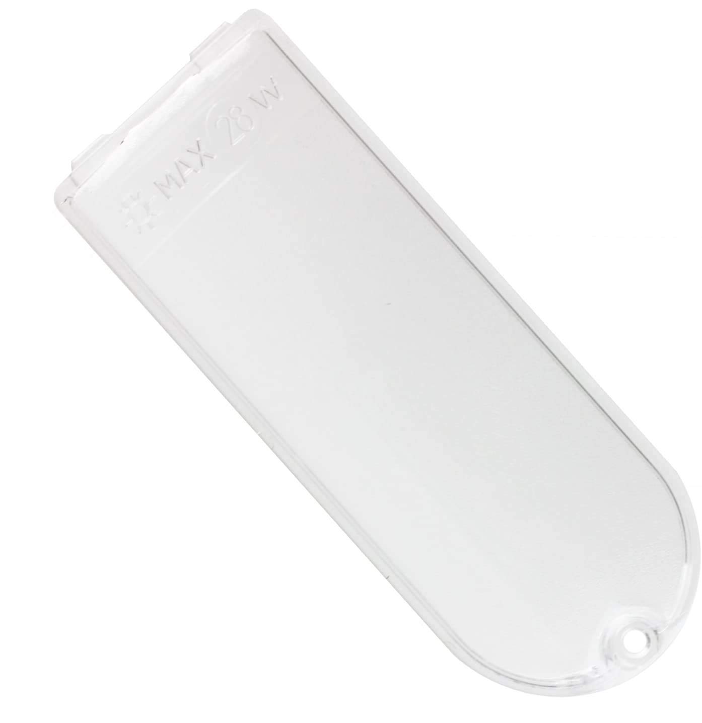 SPARES2GO Lichtdiffusor Für Smeg Dunstabzugshauben - 2 Stück Transparent 56x105mm