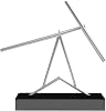 Motion Machine Decoration, Chaos Pendulum Perpetual Motion Machine Ornament, Operating Diameter 40cm, for Home or Office, DIY Beginners, Battery Operated