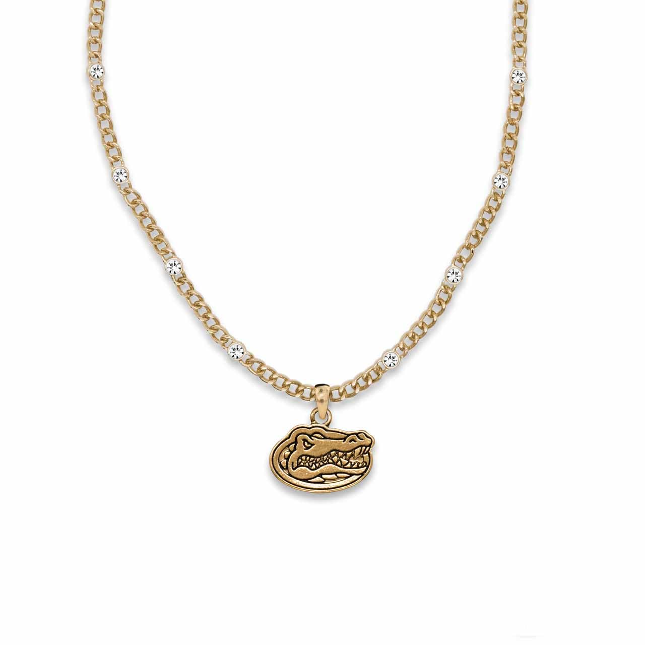 From the Heart Florida Gators Lydia Gold Necklace Jewelry Gift Licensed UF