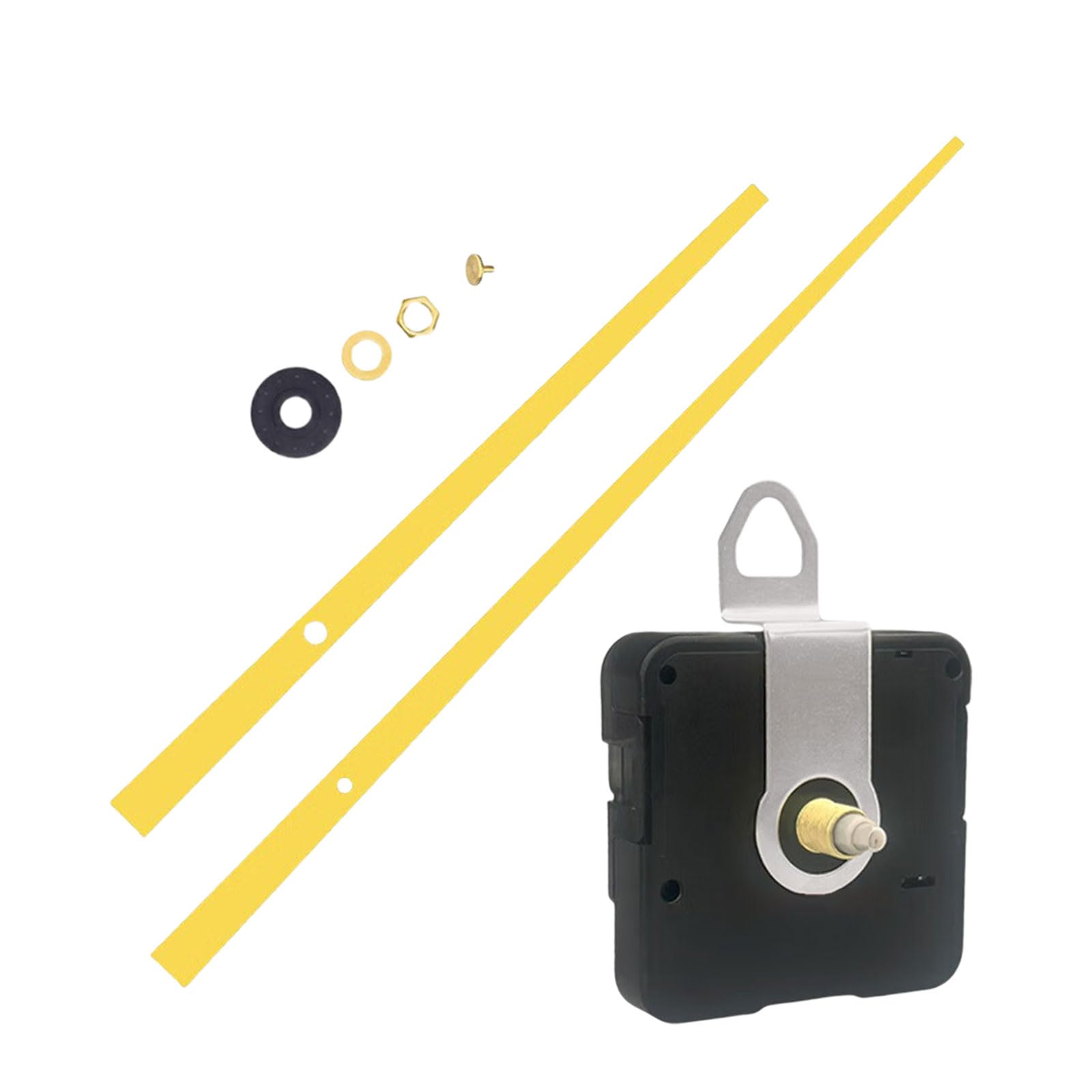 Woedpez Quiet Clock Motor Kits with Metal Hands for Wall Repair and Mechanism Replacement Quartzs Movements