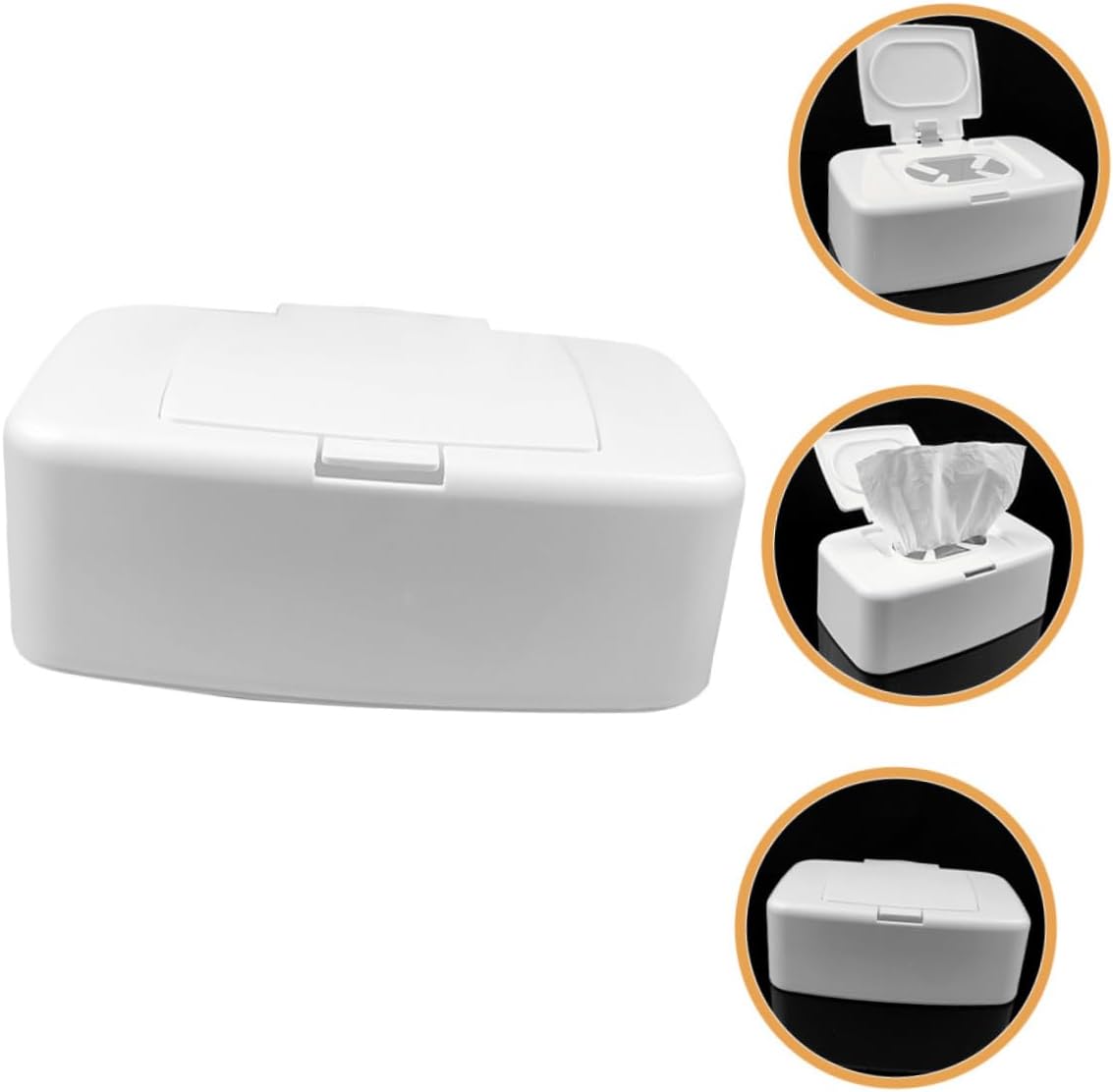 PRETYZOOM 8pcs Wet Wipes Holder Living Room Tissue Box Compact Portable Wipes Dispenser