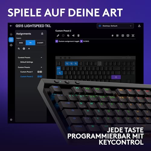 Logitech G G515 LIGHTSPEED Gaming-Tastatur