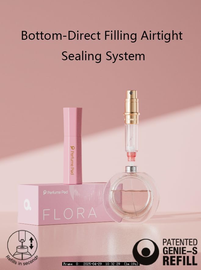 Miniatura 2 de Perfume Pod Atomizador de perfume recargable, botella de perfume de fragancias de llenado inferior, mini dispensador de colonia, tamaño de viaje,