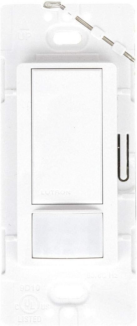 Lutron MS-VPS6M2-DV-WH Vacancy Sensor, PIR, 900 sq ft, White