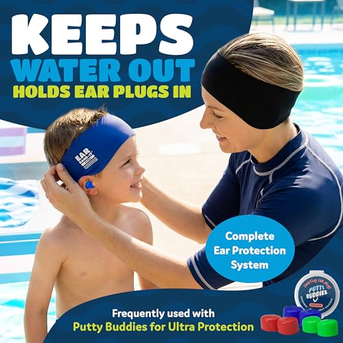 image for Earvolution Ear Band-It Ultra Swimming Headband, American Brand, Docto