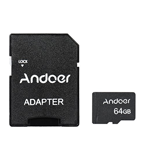 Mainstayae 64 GB Classe 10 Cartão de Memória TF Card + Adaptador de Cartão TF para Câmera Do Carro C