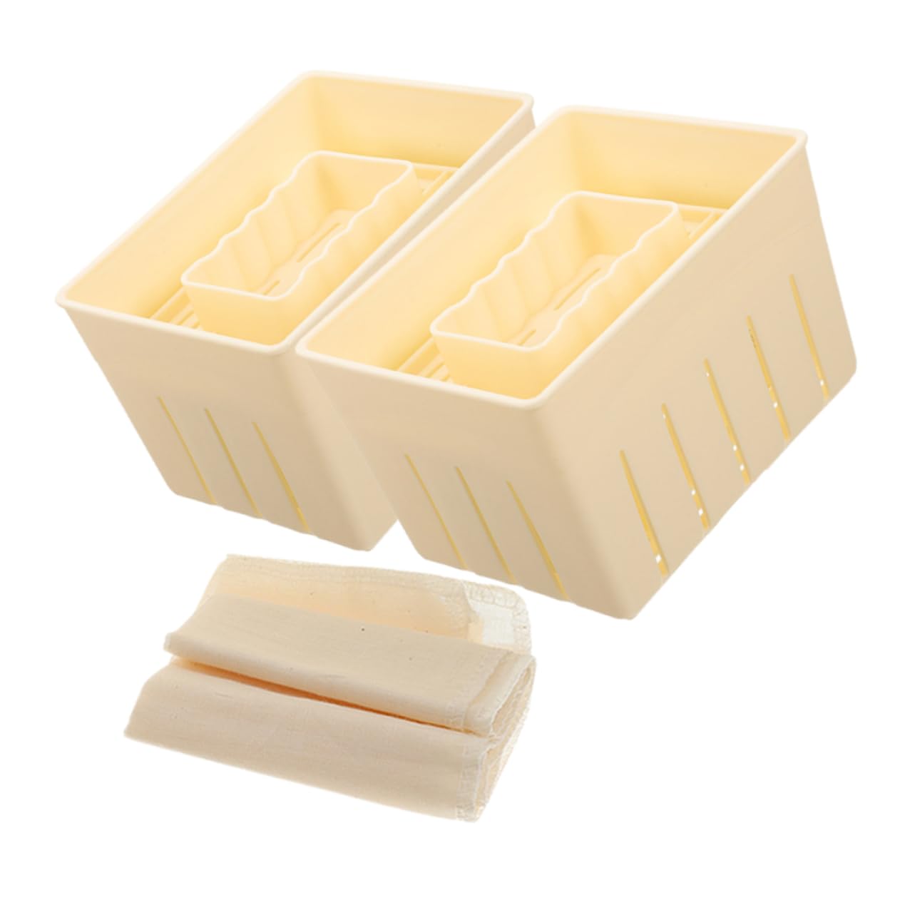 OKUMEYR Adjustable Tofu Press Mold Tofu Maker Press Cheese Cloth 1 Set Pressing Tool for Home