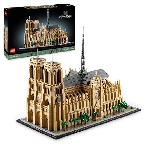 LEGO Architecture Notre Dame de París Maquetas para Construir para Adultos, Set de Arquitectura de Catedral, Recuerdo de Historia de Francia, Regalo para Hombres, Mujeres, Padres y Madres 21061 | Ya disponible en tu tienda friki favorita! En mundofriki.es!