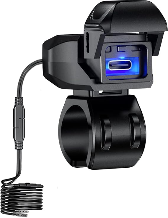 【カエディア MOTO USBチャージャー KDR-M3C】