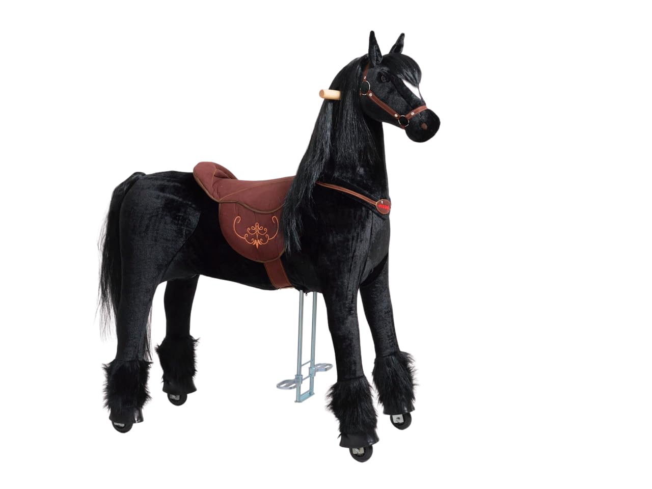 Ponnie Caballo de equitación para niños de 5 a 12 años, M, Caballo mecánico sobre Ruedas, Adecuado para niños a Partir de 5 años (requisito de Peso: mín. 13 kg hasta máx. 50 kg) — view 31
