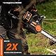 WORX WG385E.9 NITRO Akku Kettensäge 40V(2x20V) - bürstenloser Motor - automatische Kettenspannung & Kettenschmierung - 40cm Schnittlänge - 18m/s Schnittgeschwindigkeit - ohne Akku & Ladegerät