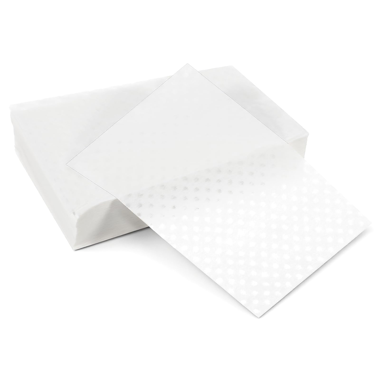 300 Pcs End Papers for Hair, Perm Paper for Hair, Disposable Salon Hair End Wrap Papers, High Temperature Resistance Curling Tissue Styling Accessories for Cold and Hot Perms (White)