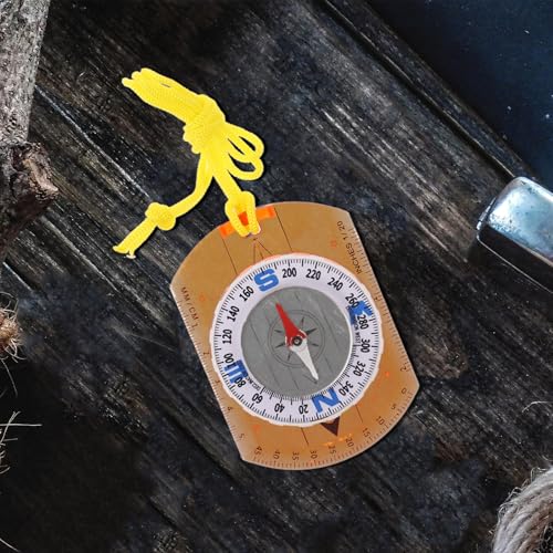Brújula de camping VOSAREA portátil de alta precisión miniatura 4