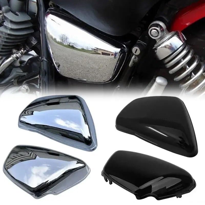 Fit Für Yamaha XV700 750 1000 1100 Virago 1984-Up Motorrad Batterie Seite Verkleidung Abdeckung ABS Schutz Schutz Abdeckungen(D)