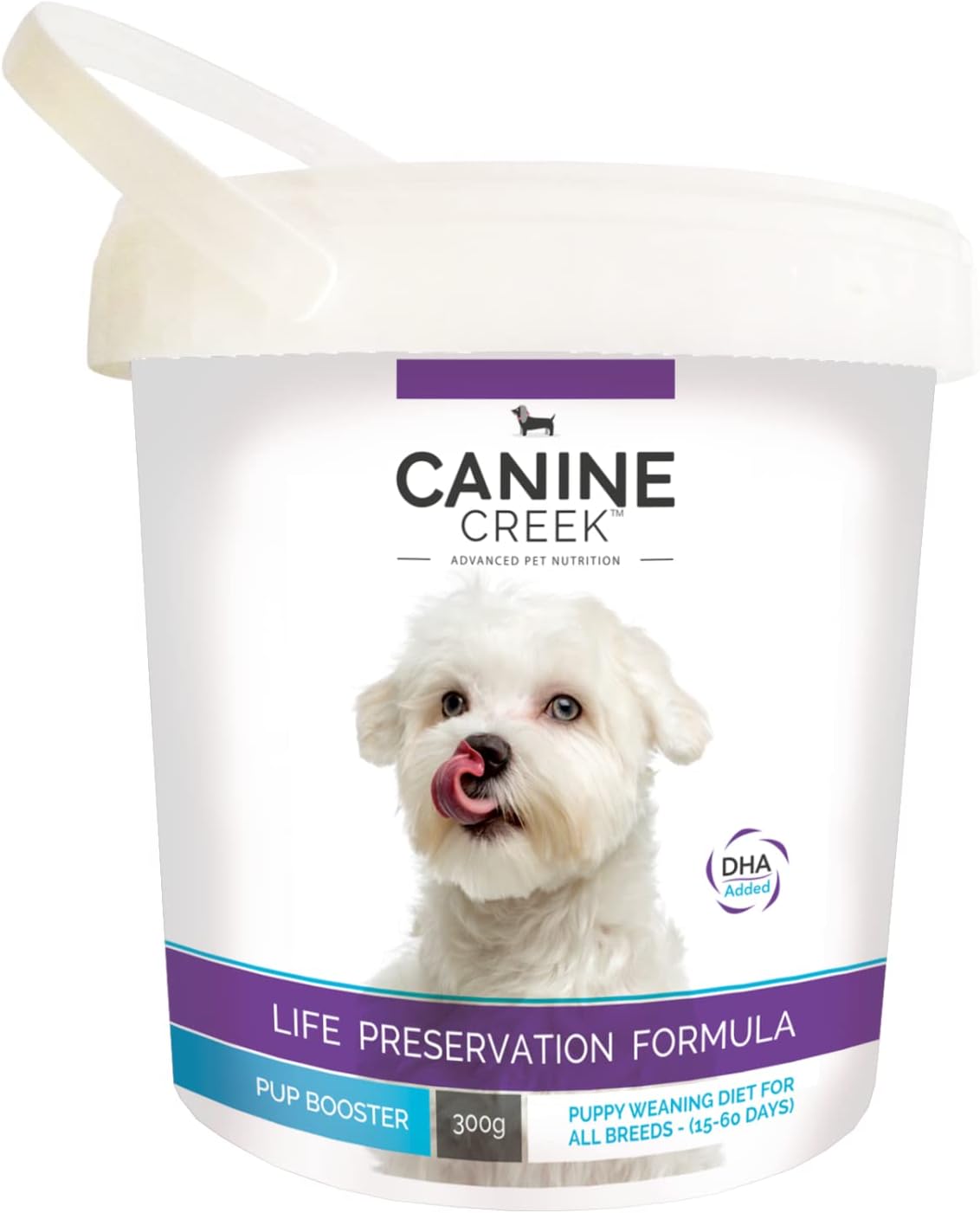 - Canine Creek Powder Pup Booster Puppy Weaning Diet for All Breeds, 300G