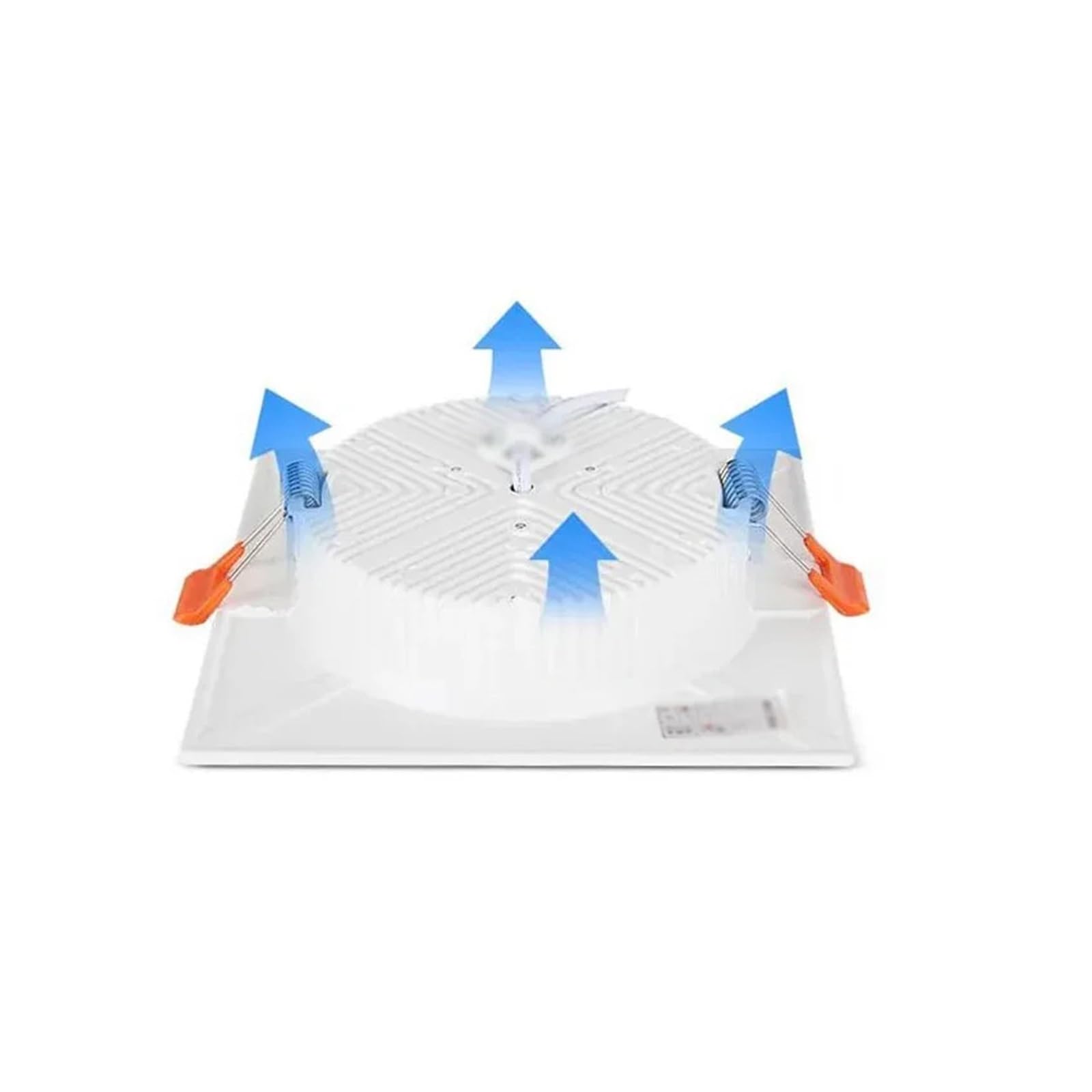 Generico Faretto da incasso a pannello LED a quadrato ultrasottile soffitto 3W 5W 7W 9W 12W 15W 18W