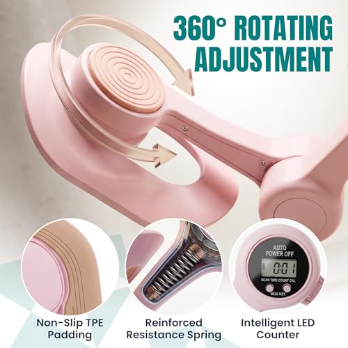 Image of Smart Thigh Master | Rotatable Pelvic Floor Exercise Devices for Women and Men with Auto-Counter Display | Inner Thigh Exerciser for Women, Kegel Trainer for Butt, Arm & Leg Workouts