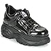 Buffalo London 2.0 Patent Womens Black Sneakers-UK 6 / EU 39