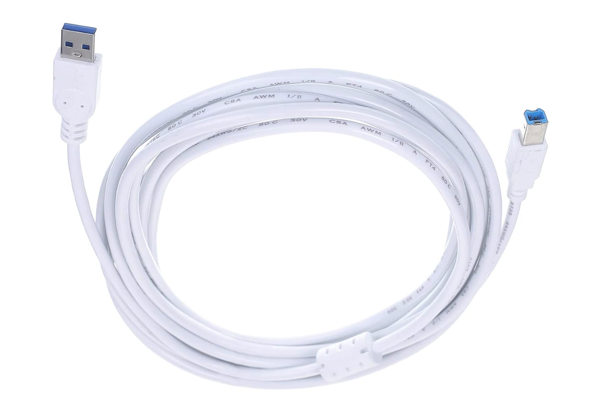 NP TECH USB 2.0 Printer Cable A-Male to B-Male for Printer, Computer, Laptop, Video Game, Networking Servers, Scanner Upto 480Mbps Data Transfer Rate (3meter)(White) (B0BC3T1K5R) Amazon Price History, Amazon Price Tracker