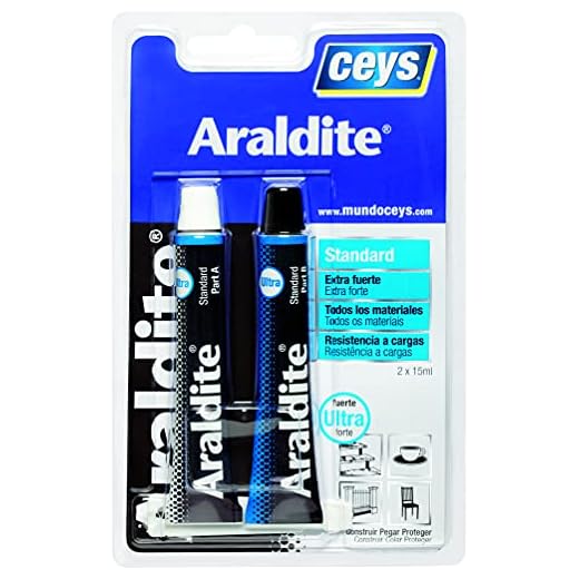 Ceys 510107 Adhesivo araldit standard blister grande, Azul, 0