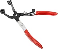 Vista 3 de Herramientas para vehículos de automóvil, pinzas de abrazadera de manguera, alicates de abrazadera de manguera de cinturón plano de ángulo de 45°