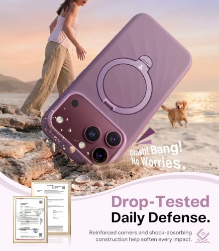 TORRAS Q3 Wind for iPhone 18 Pro Case, Liquid Silicone, 360 Magnetic Stand - image 7