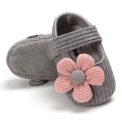 Image of Ohwawadi Infant Baby Boys Girls Slippers Cozy Fleece Booties Soft Bottom Warm Cartoon Socks Newborn Crib Shoes