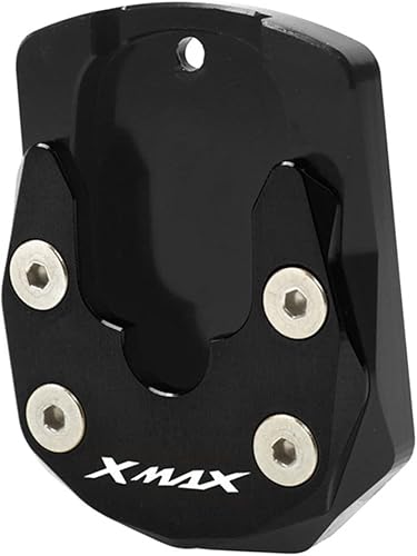 Miniatura 2 de CNC Aluminum Motorcycle Kickstand Enlarge Plate Pad Side Stand Enlarger For YAMA-HA X-MAX 300 125 250 XMAX300 XMAX 2017 2018 2019 Side Stand Pad
