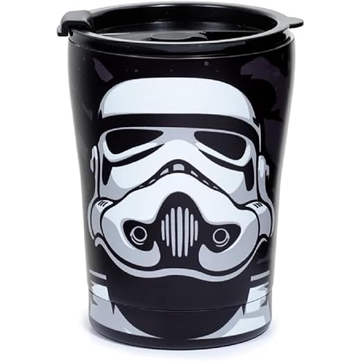 Puckator Thermobecher, isoliert, Edelstahl, 300 ml, The Original Stormtrooper