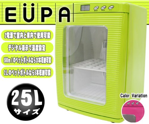 Amazon.co.jp: EUPA 冷温ボックス25L TK-CW25 グリーン : 大型家電