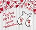 Gnome with Love Balloon | Valentines Day Dangle Earrings Set | Cute Girls Womens Jewelry Earings | Double Sided Print | Holiday Gifts |Vday Present Girlfriend Wife Adorable Fashion Accessories