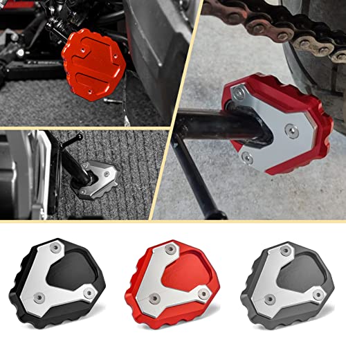 🔧〖Facile da installare〗～Può essere installato facilmente e rapidamente, comodo per l'uso,〖Colore〗～Nero/Rosso/Titanio.3 colori a scelta, rendono la tua moto più eccezionale.