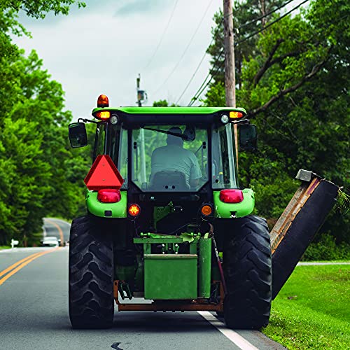 Deflecto Slow Moving Vehicle Safety Sign With Reflector, 0.25" Length X 16" Width X 14" Height (70-0110-10) #TOP4